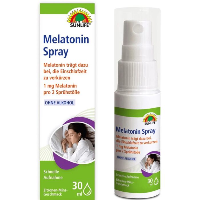 Вітаміни Sunlife Melatonin спрей 30 мл