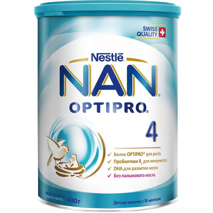Суміш молочна Nestle NAN-4 Optipro (з 18 місяців) 400 г