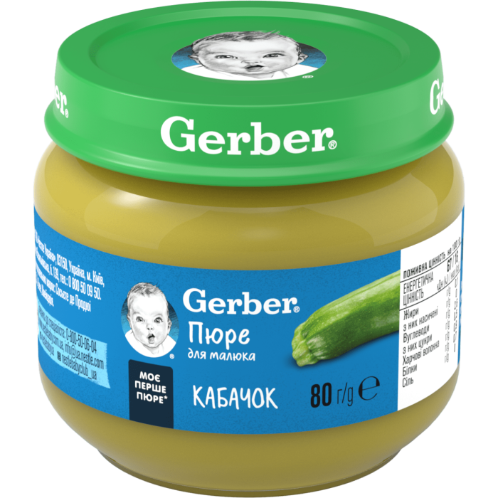 Пюре Gerber Кабачок 80 г