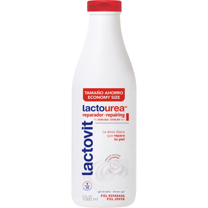 Гель для душу Lactovit (Лактовіт) Lactourea з протеїнами, 1000 мл - фото №1 Гель для душу Lactovit (Лактовіт) Lactourea з протеїнами, 1000 мл