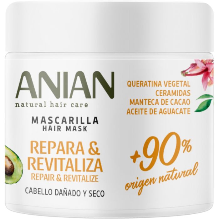 Маска Anian (Аніан) відновлююча для пошкодженого волосся з рослинним кератином 350 мл