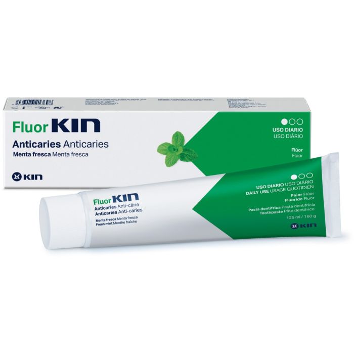 Зубна паста Kin (Кін) Fluor проти карієсу свіжа мята 125 мл