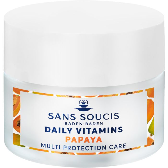 Догляд Sans Soucis (Сан Сусі) Daily Vitamins мультизахисний Папайя для нормальної сухої шкіри 50 мл