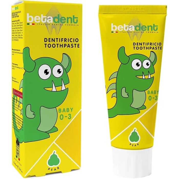 Зубная паста Betadent Baby Pear (0-3 лет) 75 мл 