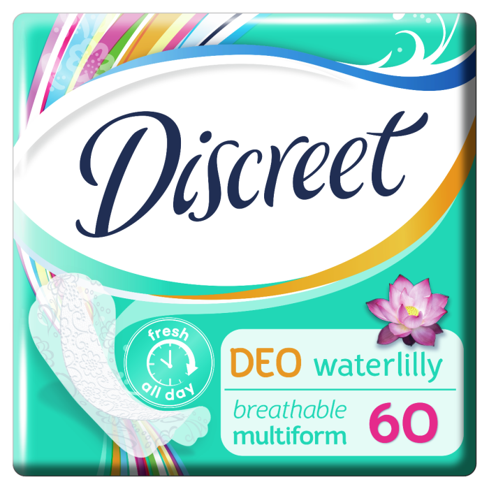 Прокладки Alldays Discreet Deo Water Lily 60 шт (щоденні)