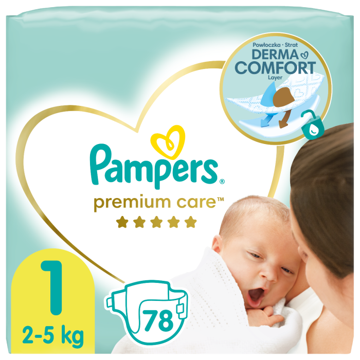 Підгузки Pampers Premium Care розмір 1 (2-5 кг) №78