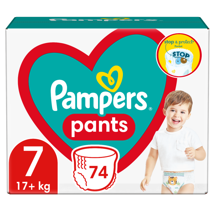 Підгузки-трусики Pampers Pants розмір 7 (17+ кг) №74