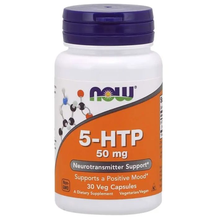 Now Foods 5-HTP 5-гідрокситриптофан 50 мг №30