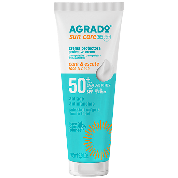 Крем Agrado (Аградо) солнцезащитный для лица SPF50+ 75 мл