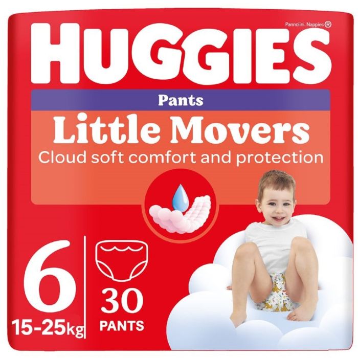 Підгузки-трусики Huggies (Хаггіс) Little Movers р.6 (15-25 кг) №30