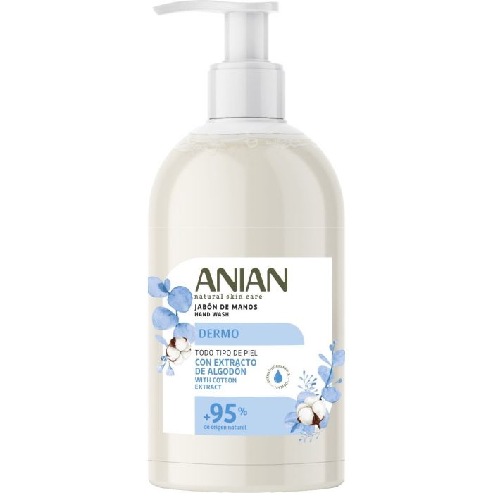 Мило Anian (Аніан) для рук рідке Dermo з бавовною та гліцерином 500 мл