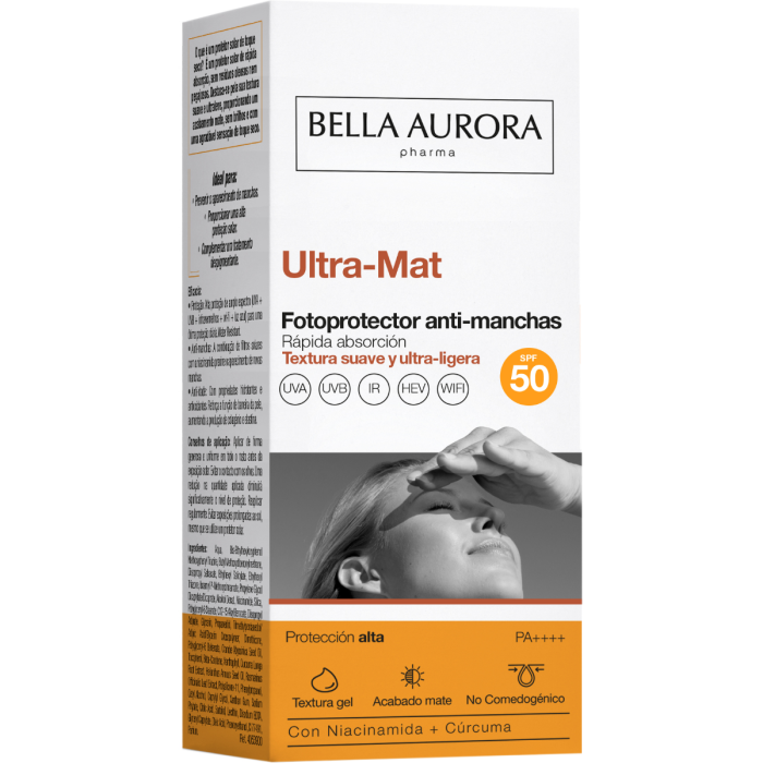 Гель Bella Aurora (Белла Аурора) сонцезахисний матуючий від пігментних плям SPF50 50 мл