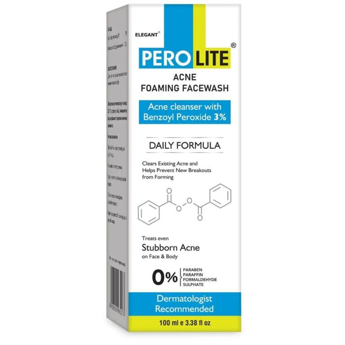 Пена для умывания Perolite (Перолайт) 3% флакон 100 мл