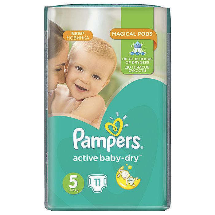 Підгузки Pampers Active Baby Junior р.5 (11-18 кг) 11 шт