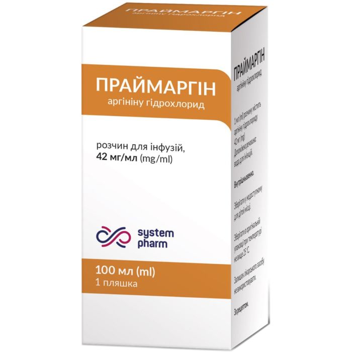 Праймаргин раствор для инфузий 42 мг/мл бутылка 100 мл