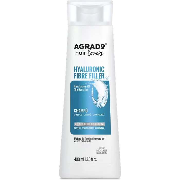 Шампунь Agrado (Аградо) Prof для волосся з гіалуроновими волокнами 400 мл - фото №1 Шампунь Agrado (Аградо) Prof для волосся з гіалуроновими волокнами 400 мл