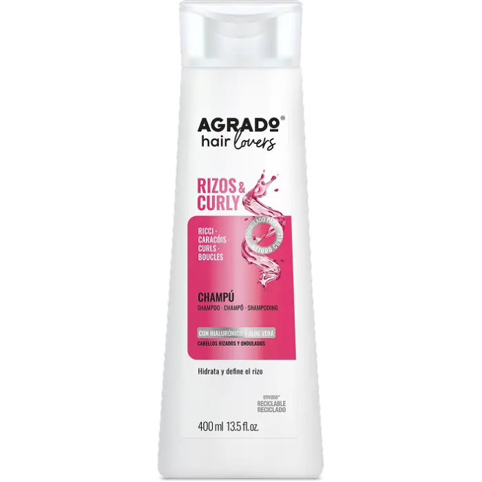Шампунь Agrado (Аградо) для кучерявого волосся 400 мл - фото №1 Шампунь Agrado (Аградо) для кучерявого волосся 400 мл