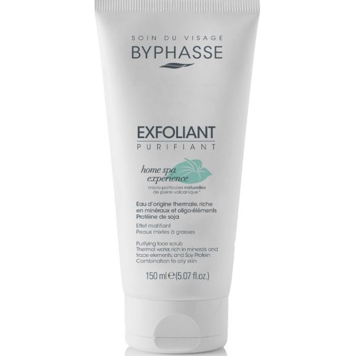 Скраб Byphasse (Біфас) Home Spa Experience очищувальний для обличчя для комбінованої  та масної шкіри 150 мл 
