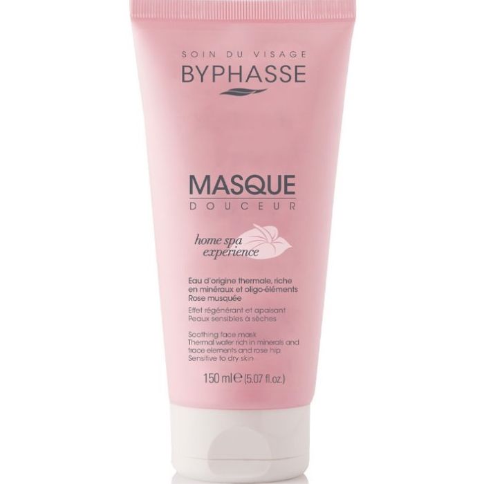 Маска Byphasse (Біфас) Home Spa Experience для обличчя заспокійлива для чутливої та сухої шкіри 150 мл