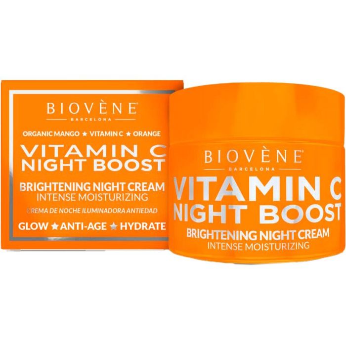 Крем Biovene (Біовен) для обличчя проти зморшок із вітаміном С для сяйва шкіри нічний 50 мл