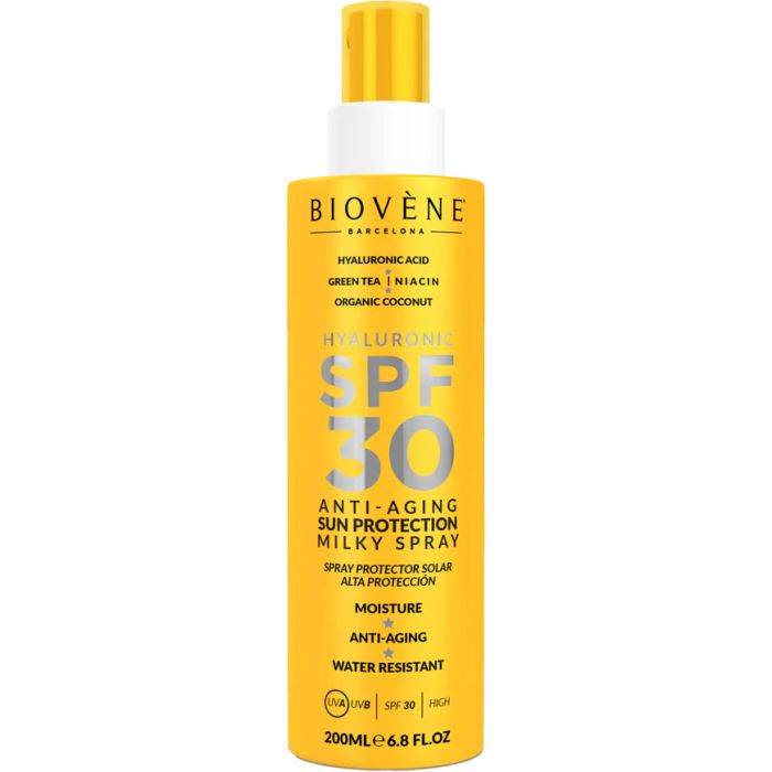 Спрей Biovene (Биовен) для тела солнцезащитный антивозрастной с гиалуроновой кислотой SPF30 200 мл