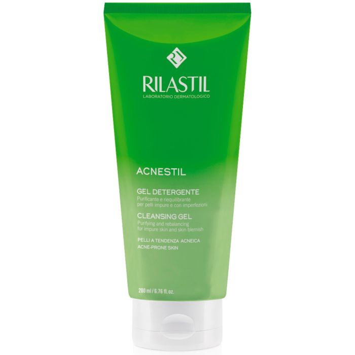 Гель Rilastil Acnestil делікатний очищуючий для шкіри схильної до акне 200 мл