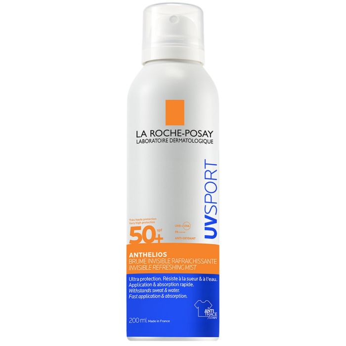 Спрей-мист La Roche-Posay (Ля Рош-Позе) Anthelios UVSPORT невидимый освежающий для лица и тела SPF50+ 200мл