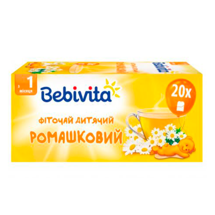 Bebivita чай ромашковый 1,5 г №20