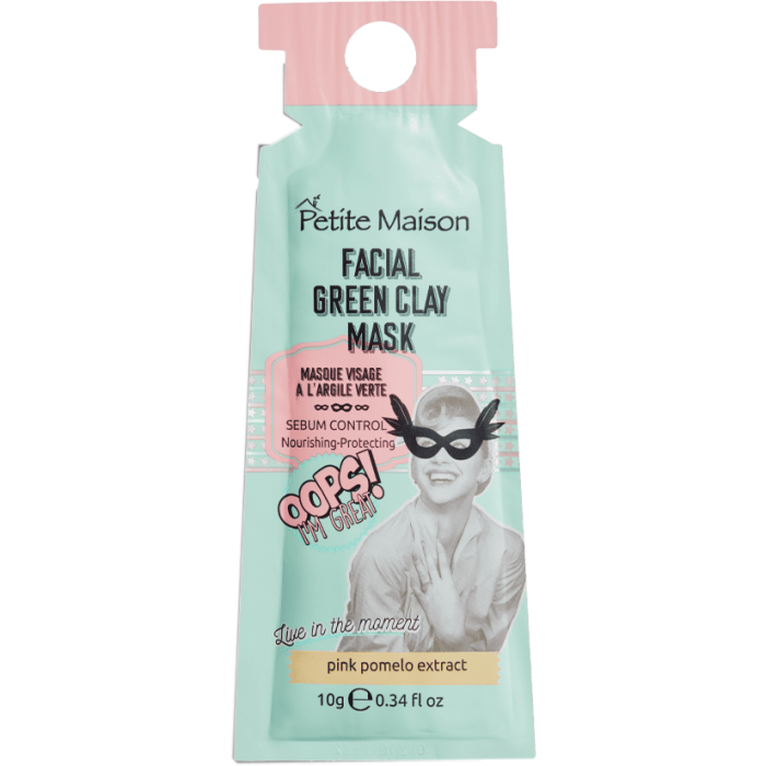 Маска Petite Maison (Петіт Мезон) для обличчя очищуюча з зеленою глиною 10 г