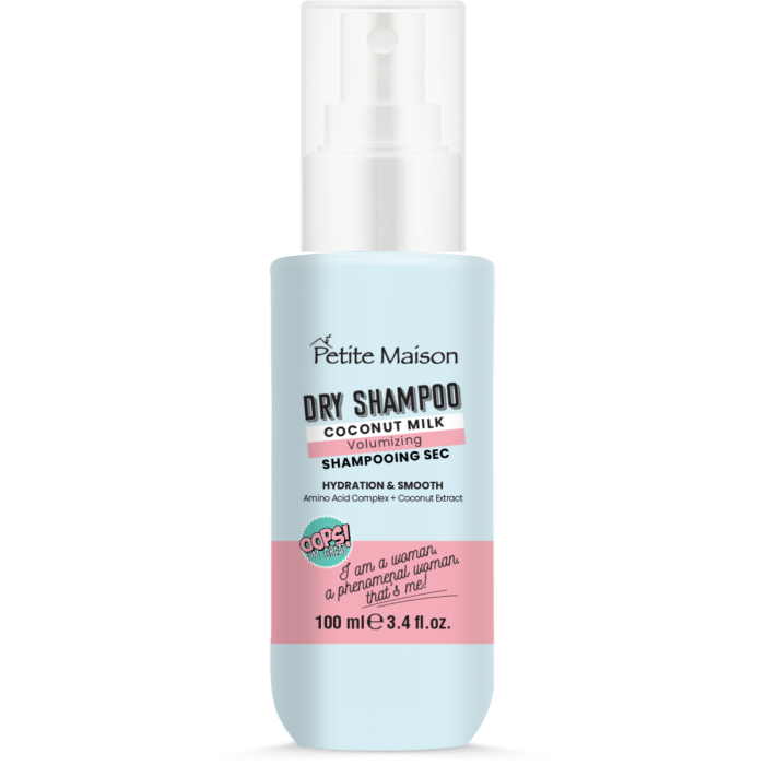 Сухий шампунь Petite Maison (Петіт Мезон) для волосся зволожуючий з кокосовим молоком 100 мл