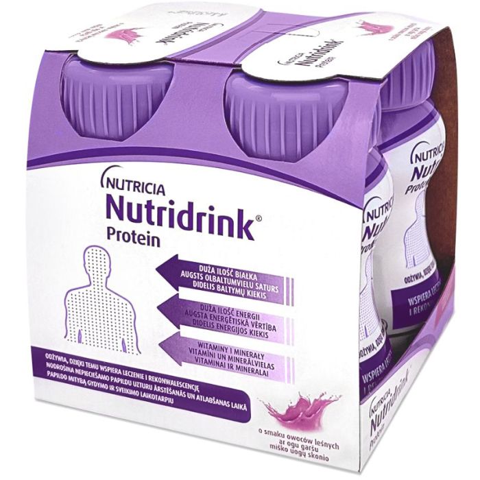 Напій Nutricia Нутрідрінк Протеїн зі смаком лісових плодів 125 мл