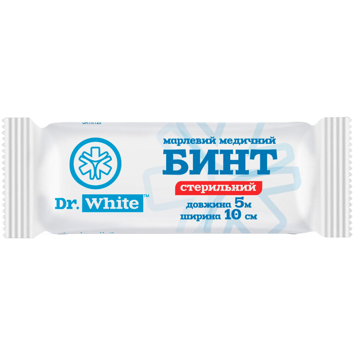 Бинт Dr.White стерильний 5 м х 10 см