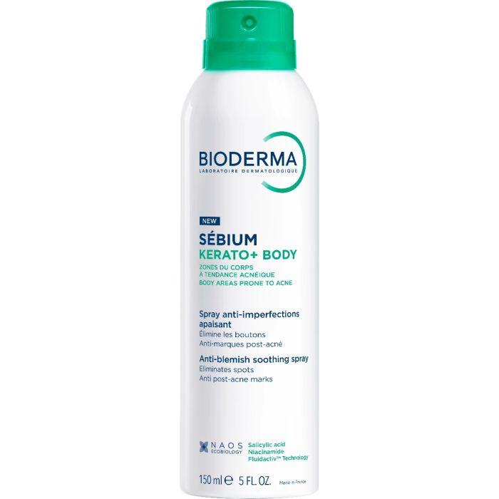 Спрей Bioderma (Биодерма) Sebium Kerato+Body для тела против недостатков кожи 150 мл