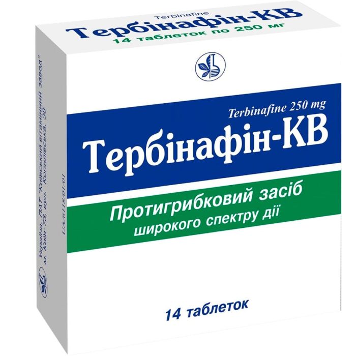 Тербінафін 250 мг таблетки №14