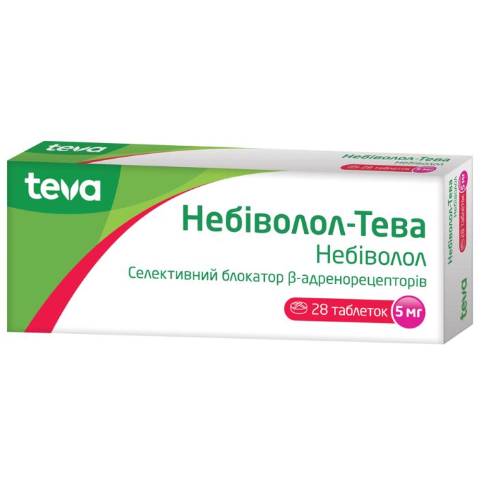 Небіволол-Тева 5 мг таблетки №28