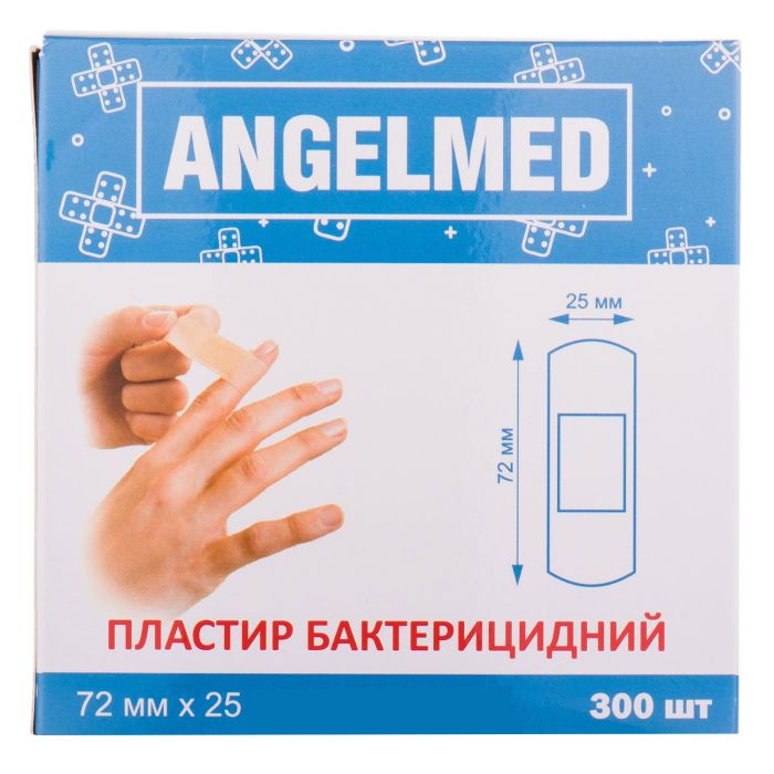 Пластырь Family Plast медицинский бактерицидный на тканевой основе эластичный 25*72 мм №300