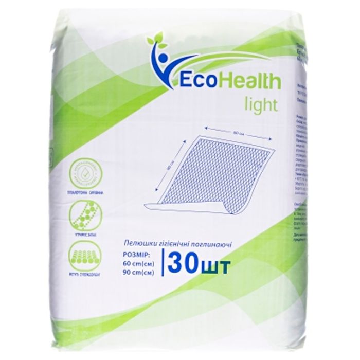 Пелюшки гігієнічні Ecohealth Light 60 х 90 см №30
