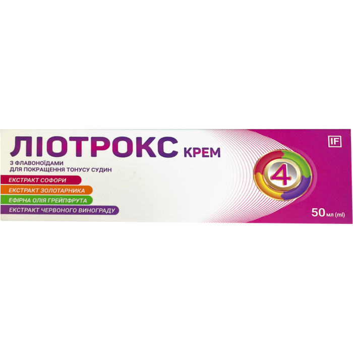 Лиотрокс с флавоноидами крем 50 мл