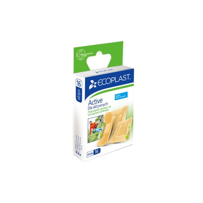 Набір пластирів EcoPlast еластичні актив №16