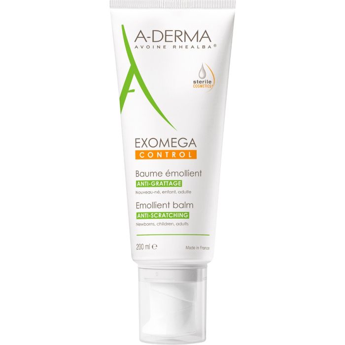 Бальзам A-Derma Exomega для смягчения атопической кожи лица и тела, 200 мл