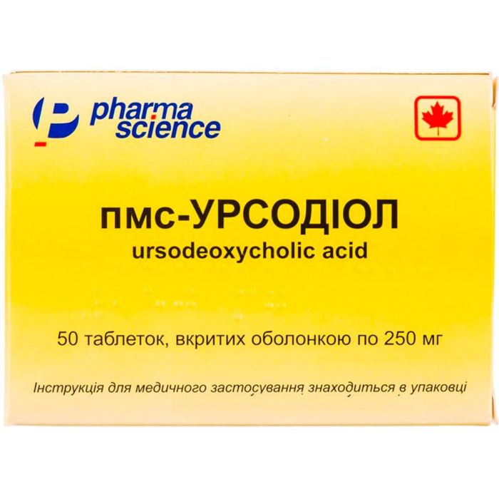 Пмс-Урсодіол 250 мг таблетки №50