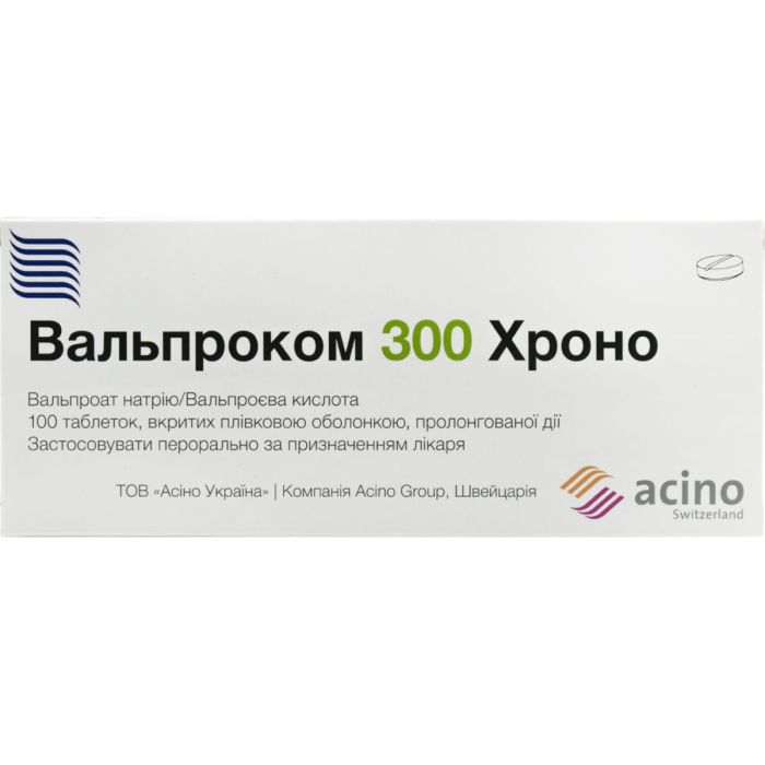 Вальпроком Хроно 300 мг таблетки №100