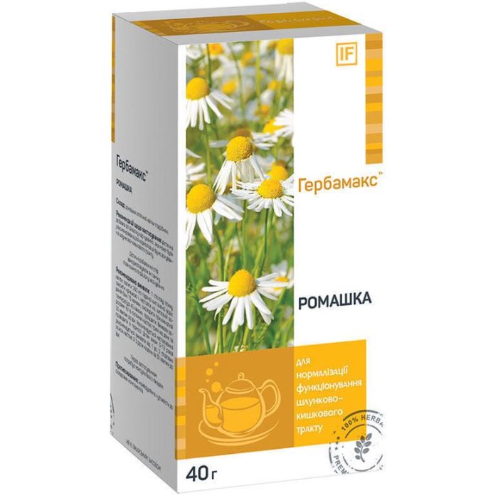 Ромашка Гербамакс (Herbamax) 40 г - фото №1 Ромашка Гербамакс (Herbamax) 40 г