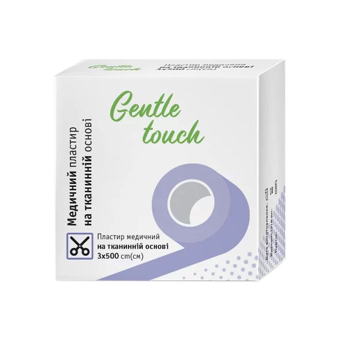 Пластырь Gentle touch (Джентл тач) медицинский на тканевой основе 3 см х 500 см