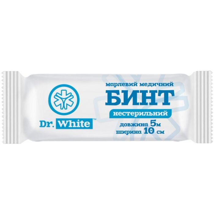 Бинт Dr. White (Др. Вайт) нестерильный 5 м х 10 см