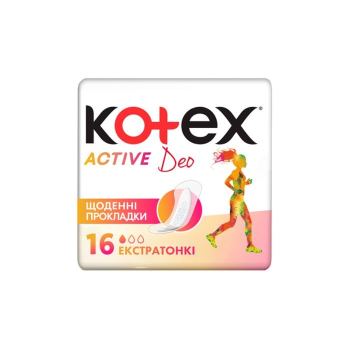 Прокладки Kotex (Котекс) Active liners Deo №16