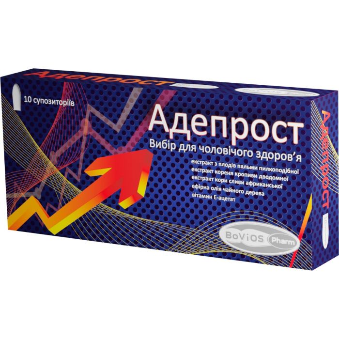 Адепрост супозитории №10