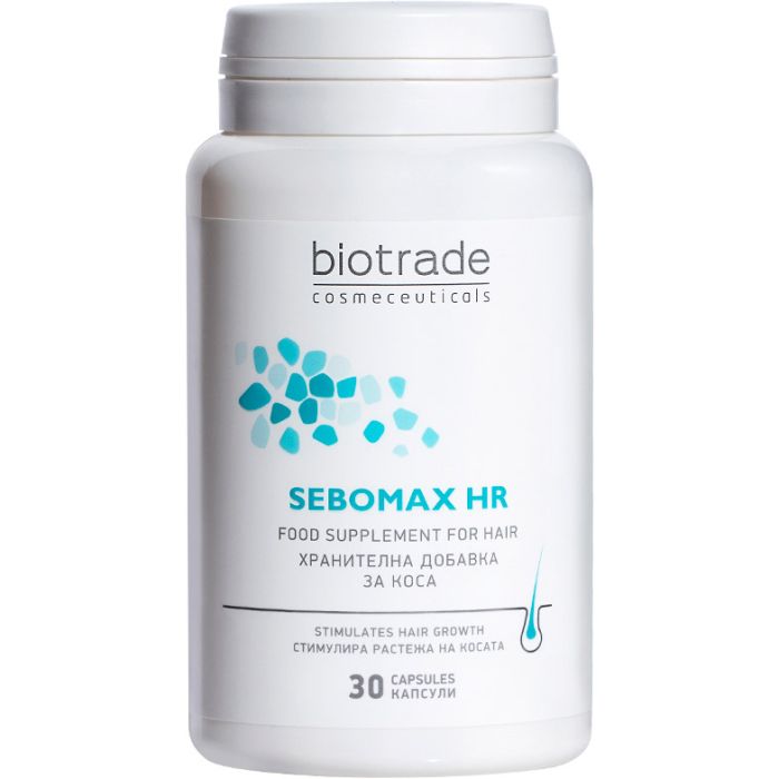 Харчова добавка Biotrade (Біотрейд) Sebomax HR для волосся капсули №30