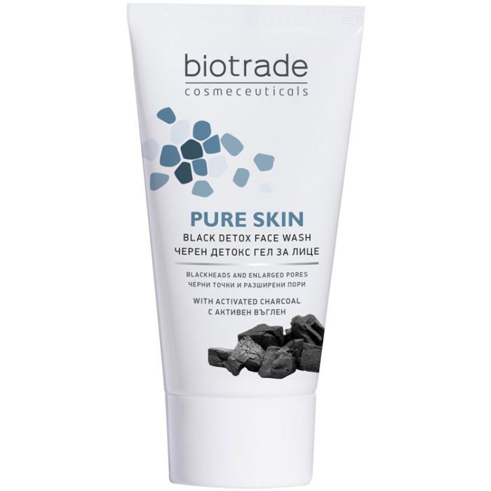 Гель-детокс Biotrade (Біотрейд) Pure Skin Чорний для вмивання, 50 мл