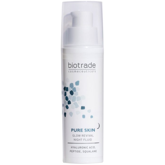 Флюїд Biotrade (Біотрейд) Pure Skin з гіалуроновою кислотою та пептидами нічний, 50 мл